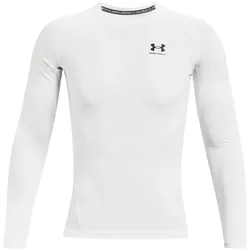 UNDER ARMOUR HeatGear Armour langarm Funktionsshirt Herren 100 - white/black 3XL