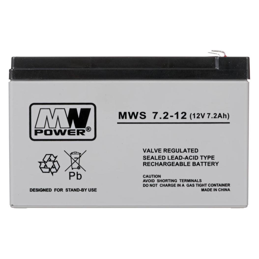 Mw Power MWS 7.2-12 USV-Batterie Plombierte Bleisäure (VRLA) 7,2 Ah (MWS 7.2-12)