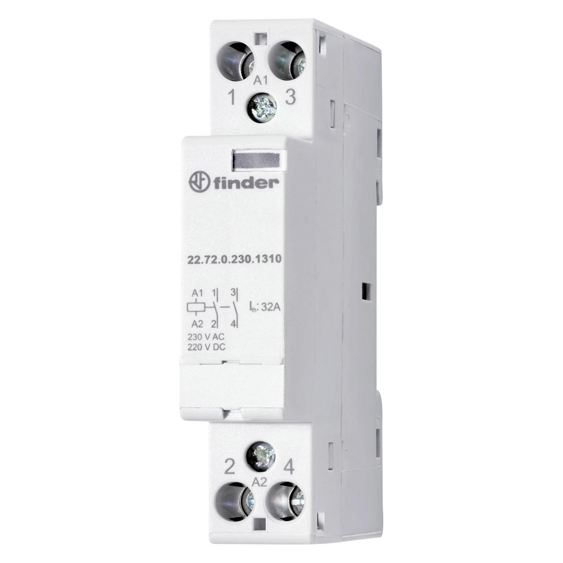 Finder Schütz für Reiheneinbau (227202301510)