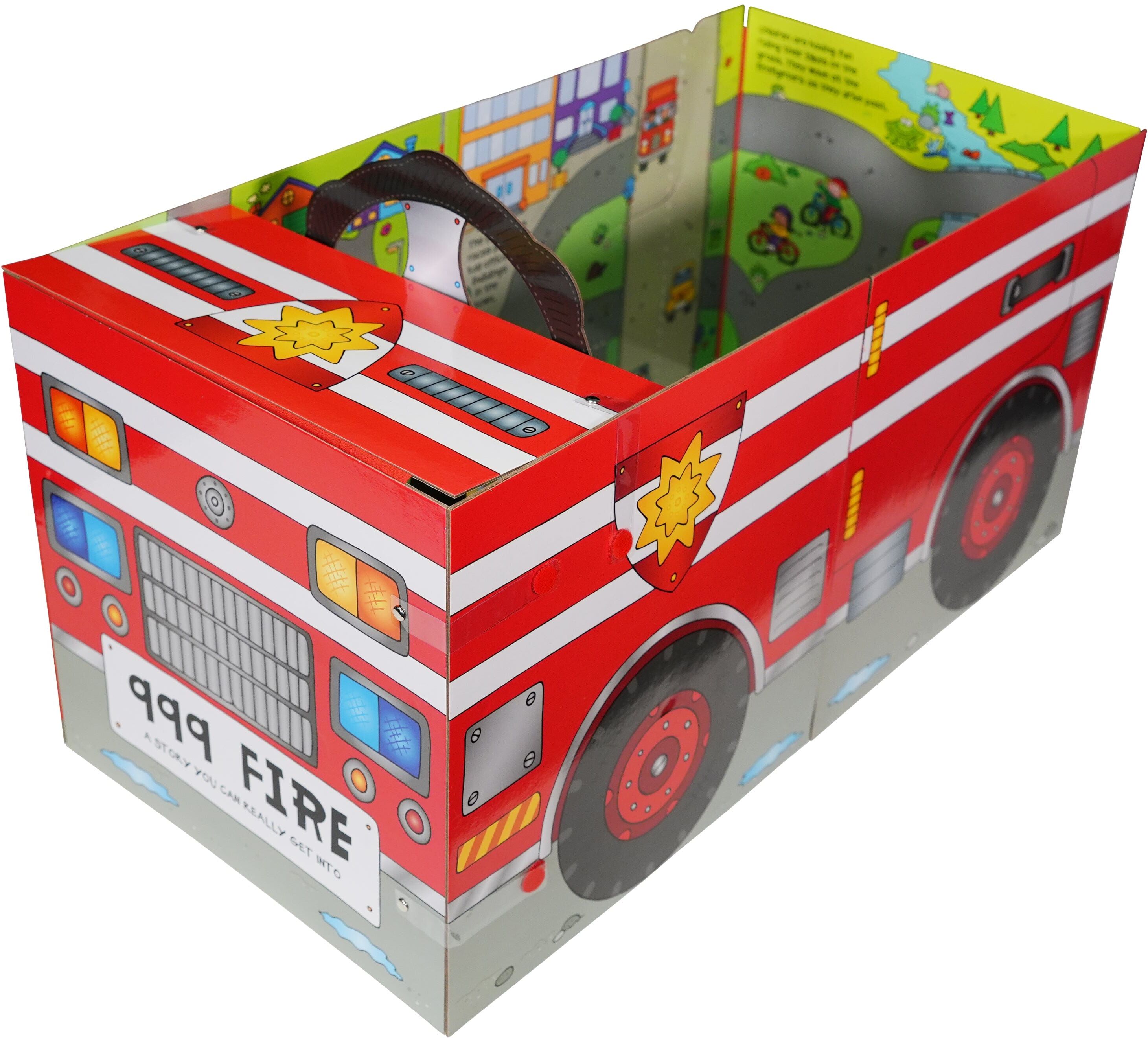 Convertible Fire Engine – Great Value Sit In Fire Engine, Interactive Playmat & Fun Storybook By Amy Johnson - Ages 2+ - Board Book Miles Kelly Publishing Ltd