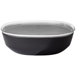MEPAL Rührschüsseln, Salatschüsseln Silueta nordic black 4,0 l