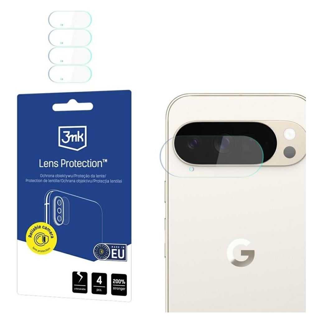 3MK Objektivschutz-Kameraglas für Google Pixel 10 Pro XL (4 Stk., Google Pixel 10 Pro XL) (5903108681988)