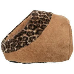 Trixie Leo Cave, 35 × 26 × 41 cm, light brown/brown (Hund, Katze), Hundebett + Katzenbett