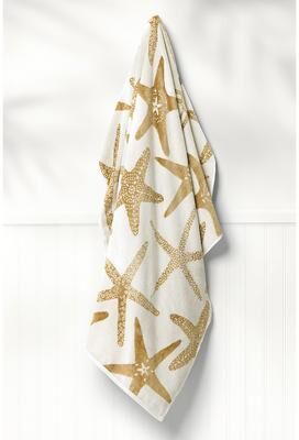 "Caro Home Starfish Fancy Cotton Blend Beach Towel - 36"" x 38"""