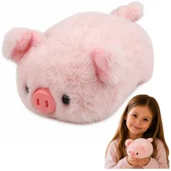 Plüschschweinchen Maskottchen, weiches Kuscheltier, rosa, 16 cm