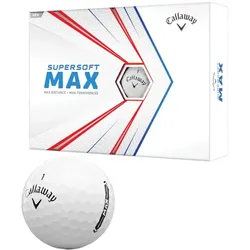 Callaway Supersoft Max Golfball 12er weiss