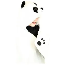 Cozy Noxxiez, Decke, Noxxiez Fleecedecke – Panda (130 x 100 cm)