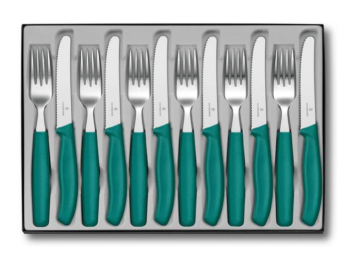 Besteck-Set VICTORINOX Classic, 12-teilig , grün, 12 Stk., Stahl, Essbesteck-Sets, Besteck-Set