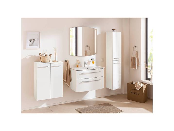 home24 Lage kast B.Style 60cm beide zijden monteerbaar wit/wit