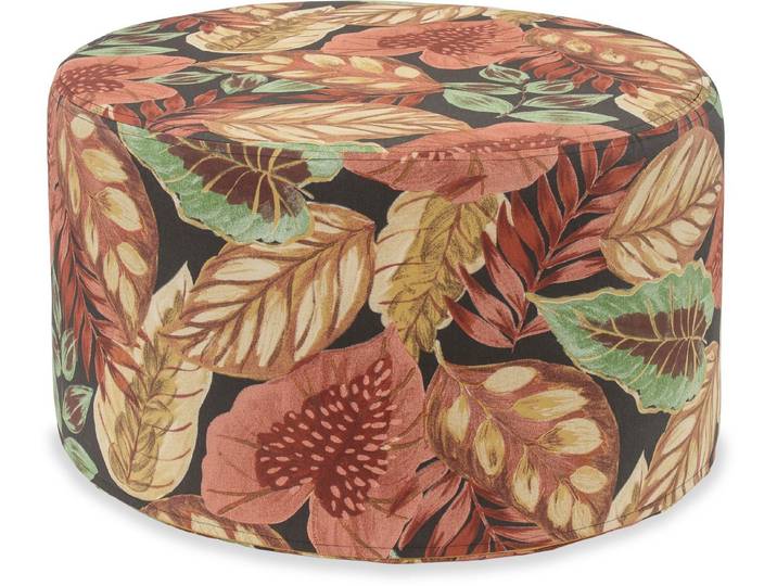 H.O.C.K. Sitzhocker H.O.C.K. Tropical Outdoor Hocker rund Pouf ø60x40cm rost braun sunny, Hocker, Sitzhocker, Pouf Hocker, Barhocker - wetterfest, vielseitig