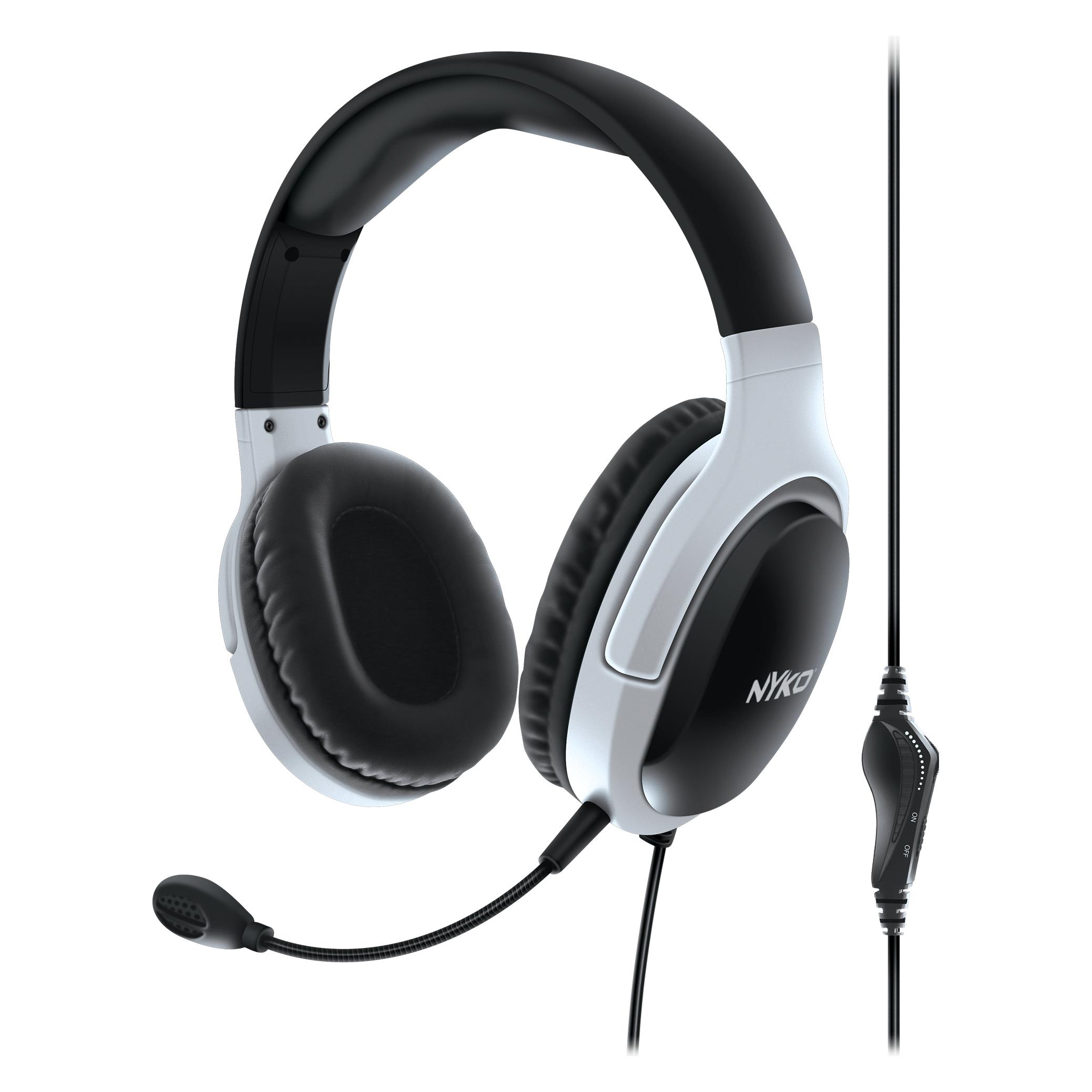 Nyko NP5-5000 Kopfhörer True Wireless Stereo (TWS) Kopfband Gaming Schwarz, Weiss (Kabellos) (303592)