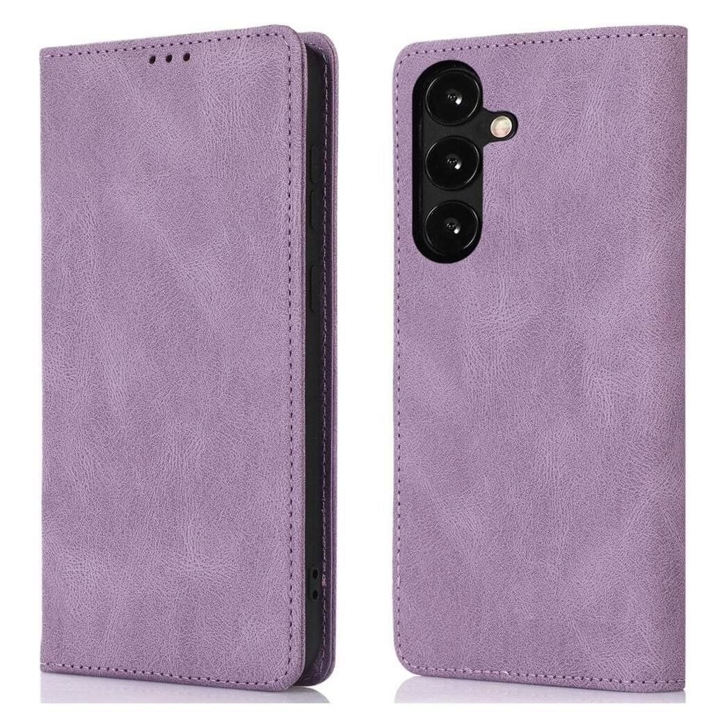 Cover-Discount Galaxy A15 - Vintage Flip Case Hülle violett (Samsung Galaxy A15) (660172227B)