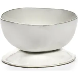 La Mère Fußschale 13 cm, cremeweiß