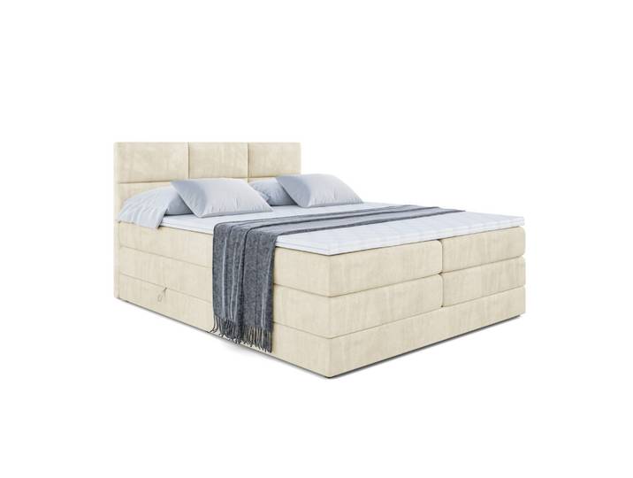 BOXSPRINGBETT OHIO KING - 120x200 - H3/H4 - Beige