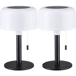 Paulmann 4064161334677 Bartja Solar-Tischlampe 1.6 W Warmweiß Schwarz