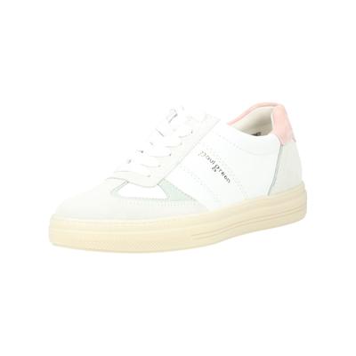 Sneaker PAUL GREEN "Paul Green Sneaker Veloursleder", Damen, Gr. 37, weiß, Veloursleder, Schuhe Sneaker