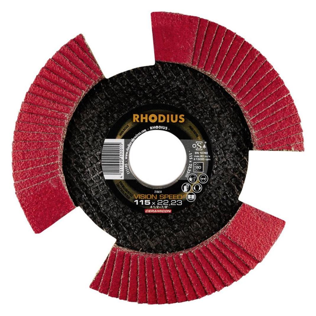 Rhodius VISION SPEED Fächerscheibe 2223 P80 (80) (210654)