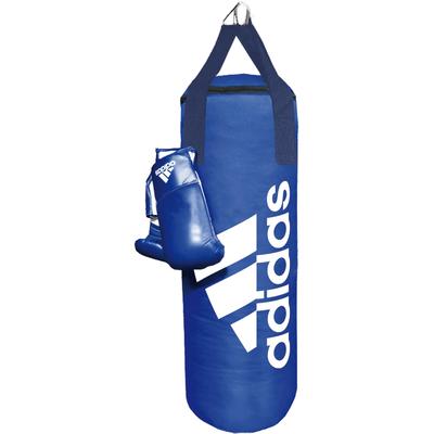Boxsack ADIDAS PERFORMANCE "Blue Corner Boxing Kit", blau, Boxsäcke, B/H/L: 30cm x 80cm, B:30cm H:80cm