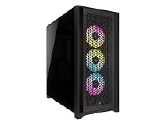 Corsair iCUE 5000D RGB Airflow TG BK ATX CC-9011242-WW