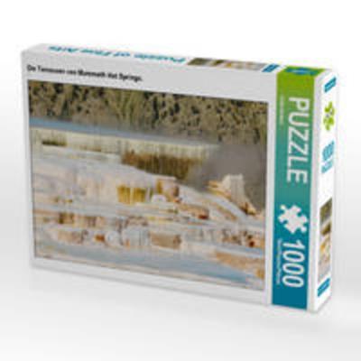 CALVENDO Puzzle Die Terrassen von Mammoth Hot Springs. 1000 Teile Lege-Größe 64 x 48 cm Foto-Puzzle Bild von Holm Anders