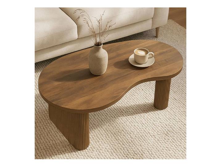 MCW Couchtisch MCW-O29, Inklusive Fußbodenschoner