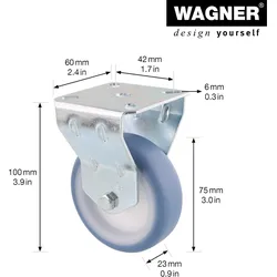 WAGNER® design yourself Apparate-Bockrolle RO 7775 grau