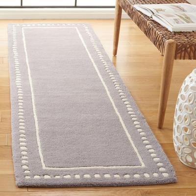 SAFAVIEH Handmade Bella Alverta Dotted Border Wool Rug