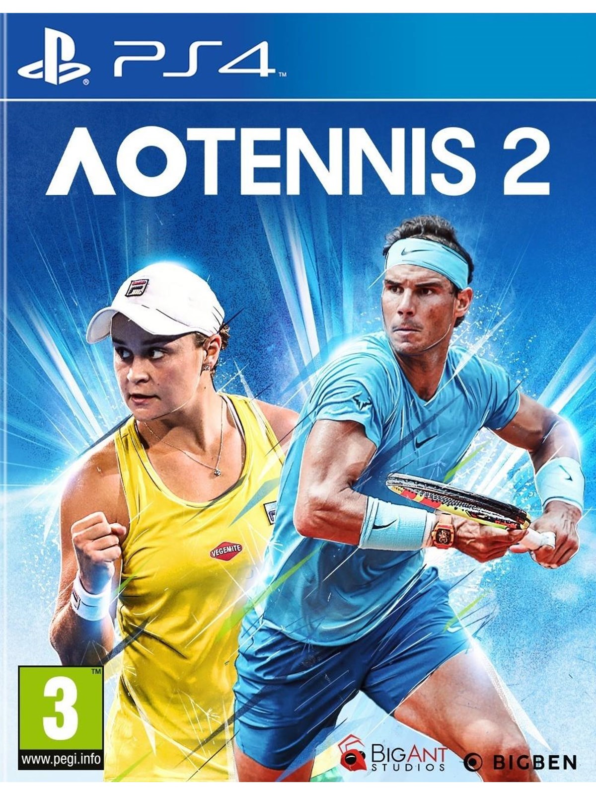 AO Tennis 2 - Sony PlayStation 4 - Sport - PEGI 3