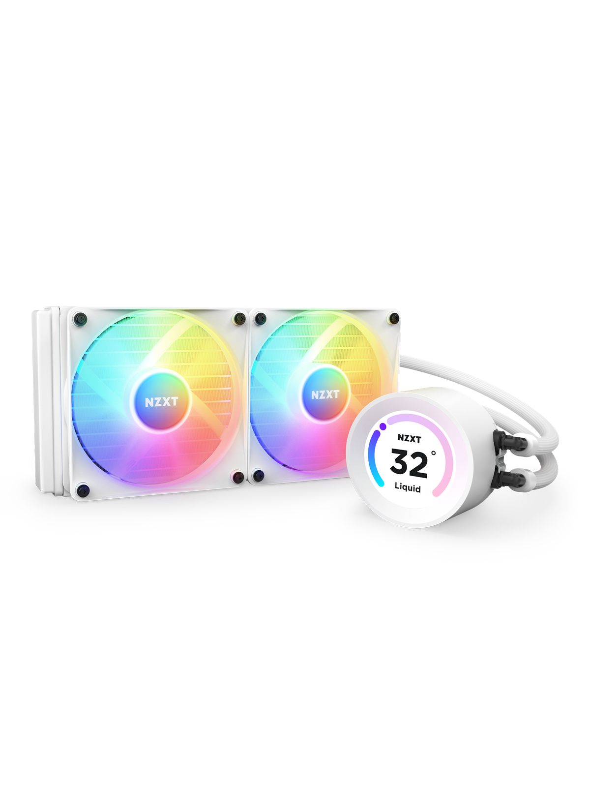 NZXT Kraken Elite 240 White RGB - CPU-Wasserkühlung - Max 31 dBA