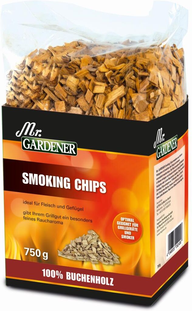 ACTIVA Grillküche Mr. GARDENER Smoking Chips, für ein besonders feines Raucharoma, 750 g