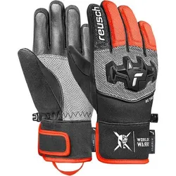 REUSCH Fingerhandschuhe Reusch Worldcup Warrior R-TEX® XT Junior, Größe 4 in Grau Grau