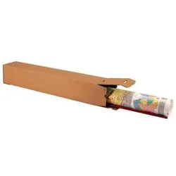 Transpak, Versandkarton + Versandbox, Karton 1-wandig Quattropack Premium Abmessungen 105x105x610mm A1 Qualität 1.30 B braun Automatikbode (10 Stk., 10.50 x 10.50 x 61 cm)
