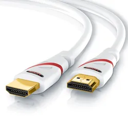 CSL 8k HDMI Kabel 2.1, 4K Ultra HD, UHD, Full HD, 3D, ARC, High Speed mit Ethernet, HDMI Typ A - 15m