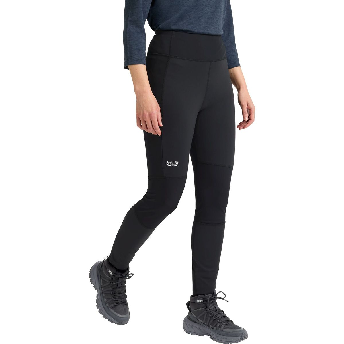 Jack Wolfskin Hike With ME Tights W black (6000) XS A65188_6000_A04