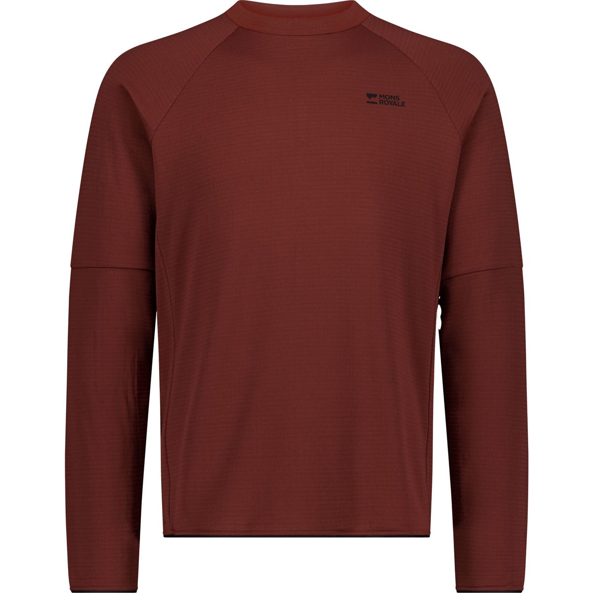 Mons Royale Mens Quad Merino Fleece Pullover sable (988) L 100859-1171-988-L