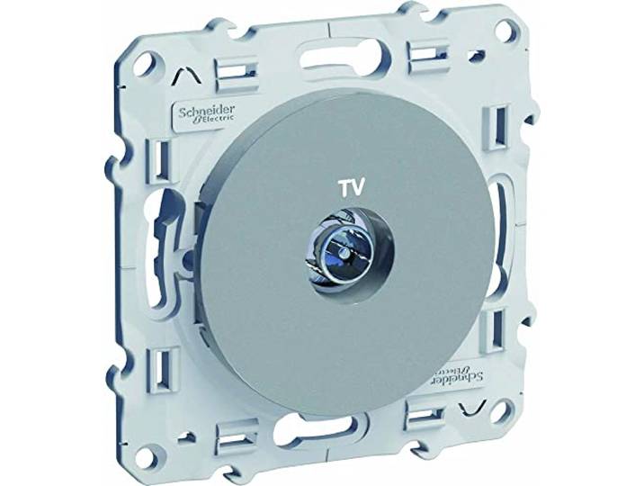 Schneider Electric S530445 Prise TV Odace Alu