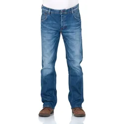 Mustang Herren Jeans Michigan Straight  - Blau - Light Scratched Used - Light Scratched Used (583) - 29W / 32L