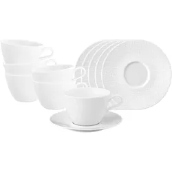Seltmann, Tasse, Life Fashion Milchkaffeetassen mit Untertassen (370 ml, 6x)