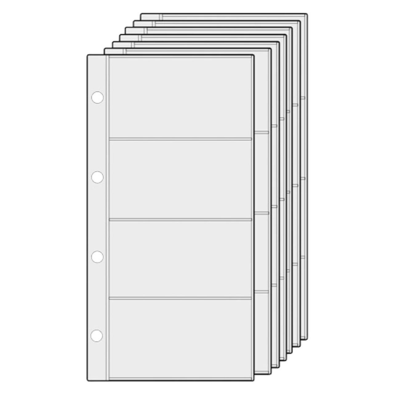 JSA 10 Visitenkartenhüllen transparent (10x) (1012)
