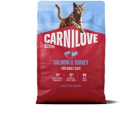 Carnilove Active Cat Lachs & Pute für ausgewachsene Katzen 2kg