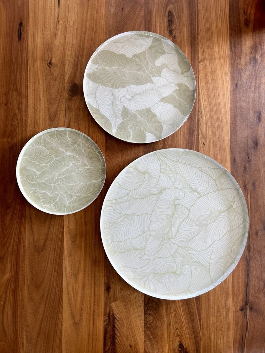 Set van 3 decoratieschalen in verschillende maten