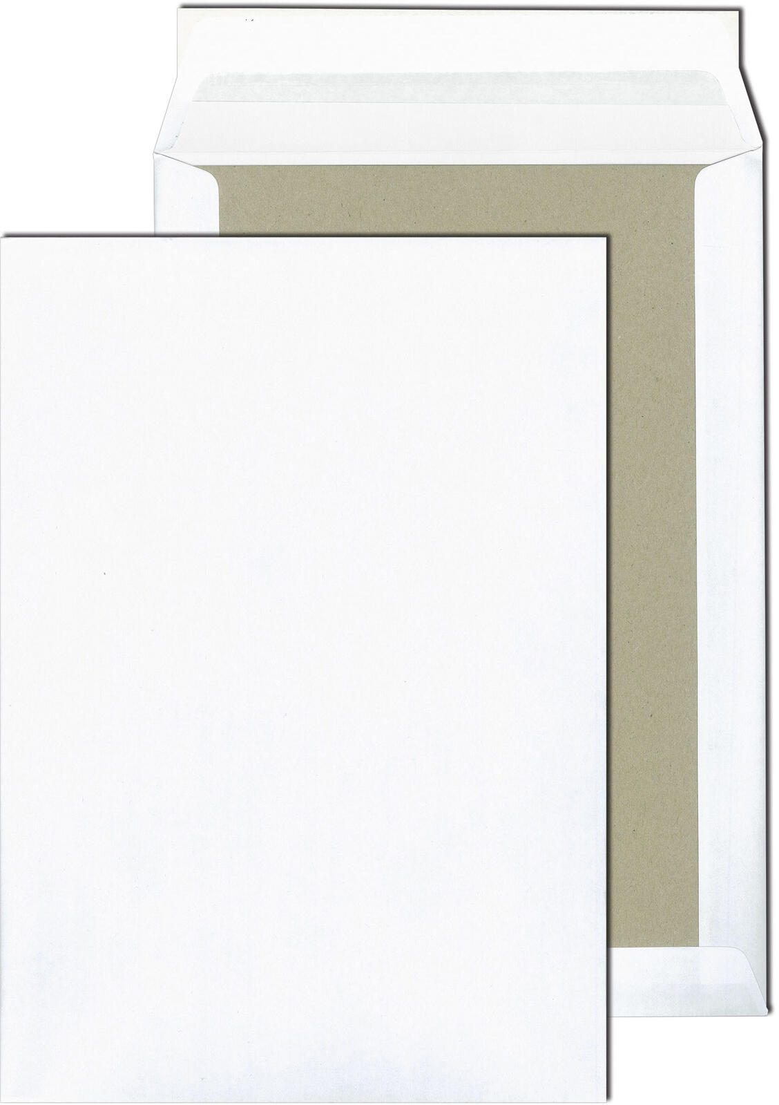 MAILmedia Papprückwandtaschen DIN C4 weiß 30131001