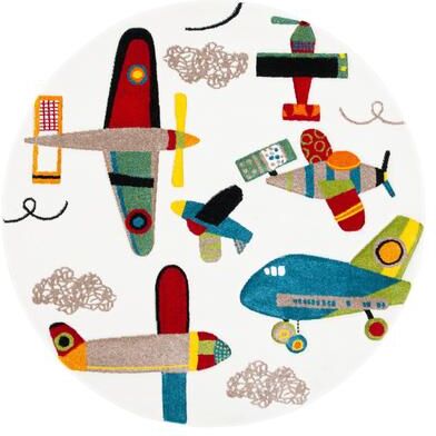 SAFAVIEH Carousel Kids Ardak Airplane Rug