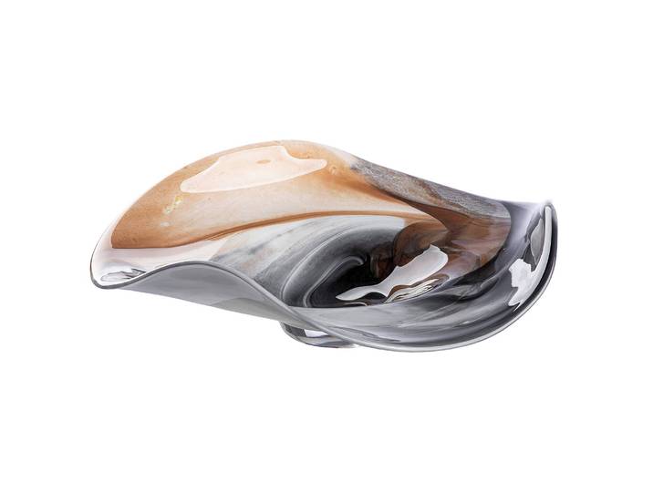 Dekoschale Draga 46 x 11 x 46cm Braun