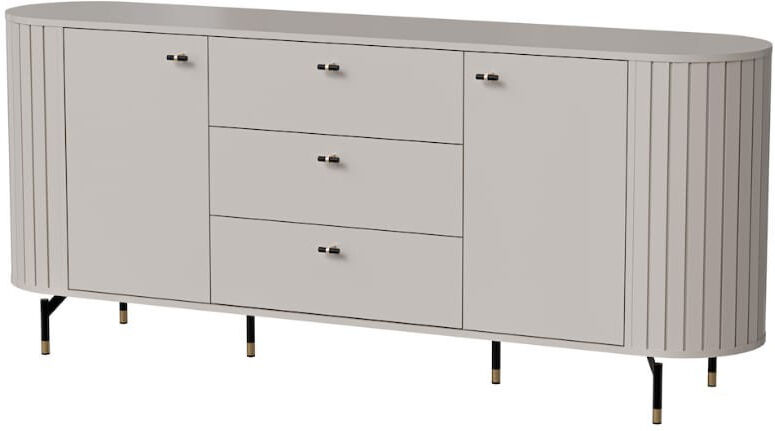 Brayden Studio Modern Zante 4 Sideboard Cabinet 190cm - Sleek Storage Solution Cashmere 81cm H X 190cm W X 40cm D