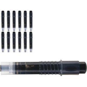 Pilot Nachfülltusche V-Board Master S, schwarz, für Boardmarker, Patronensystem, 12 Stück