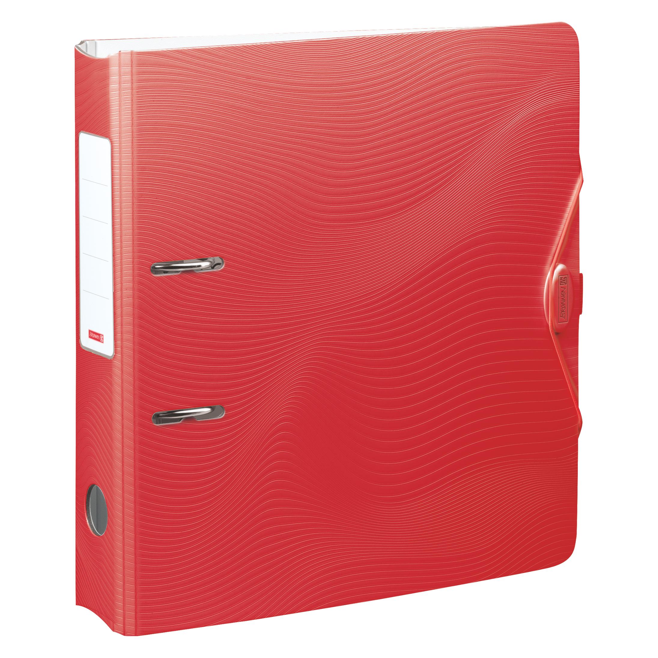 Brunnen WAVE Ordner rot Kunststoff 7,0 cm DIN A4 (A4, 70 mm, 1 Stk.) (102043723)