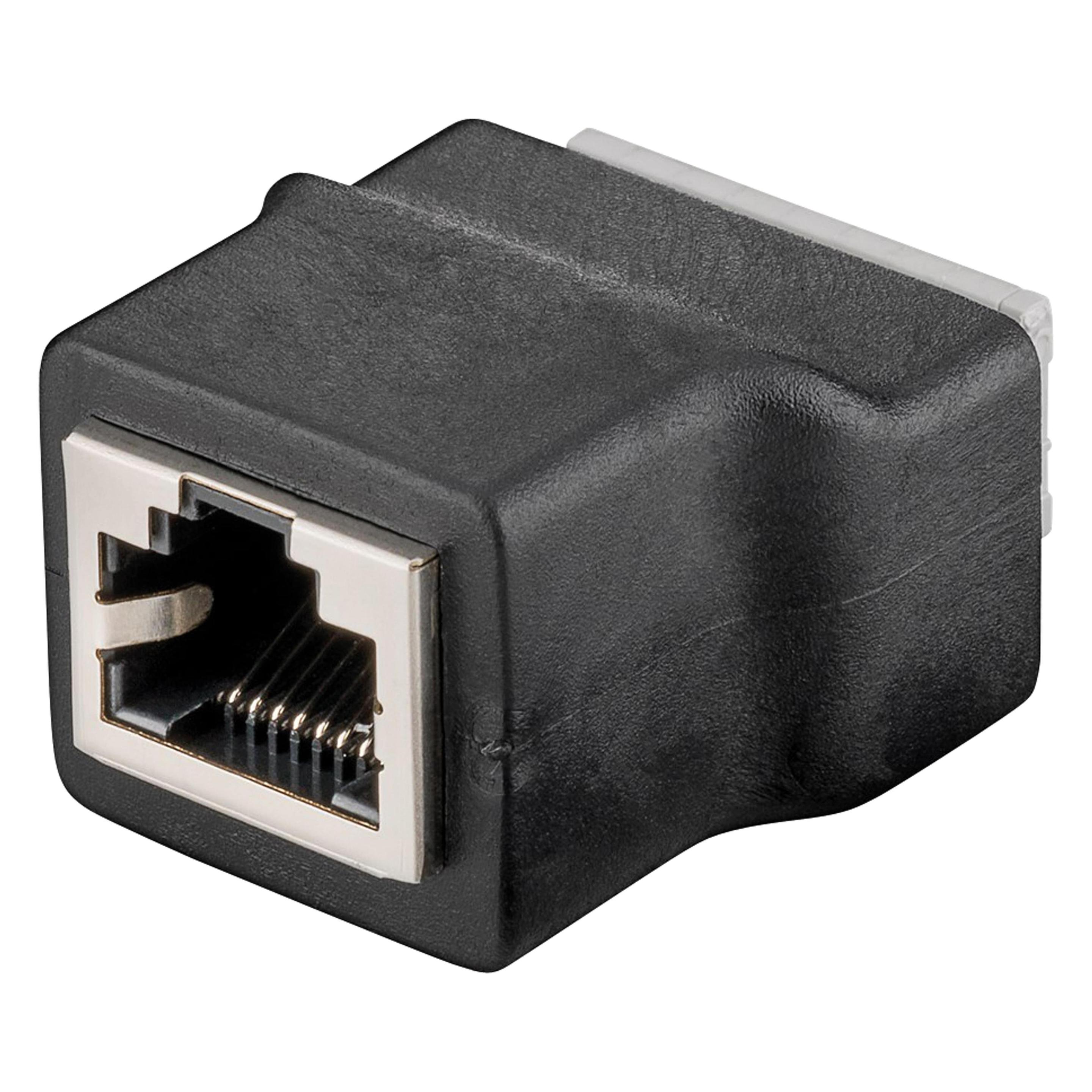 Goobay 76737 8-polig RJ-45 Schwarz Kabelschnittstellen-/adapter (76737)