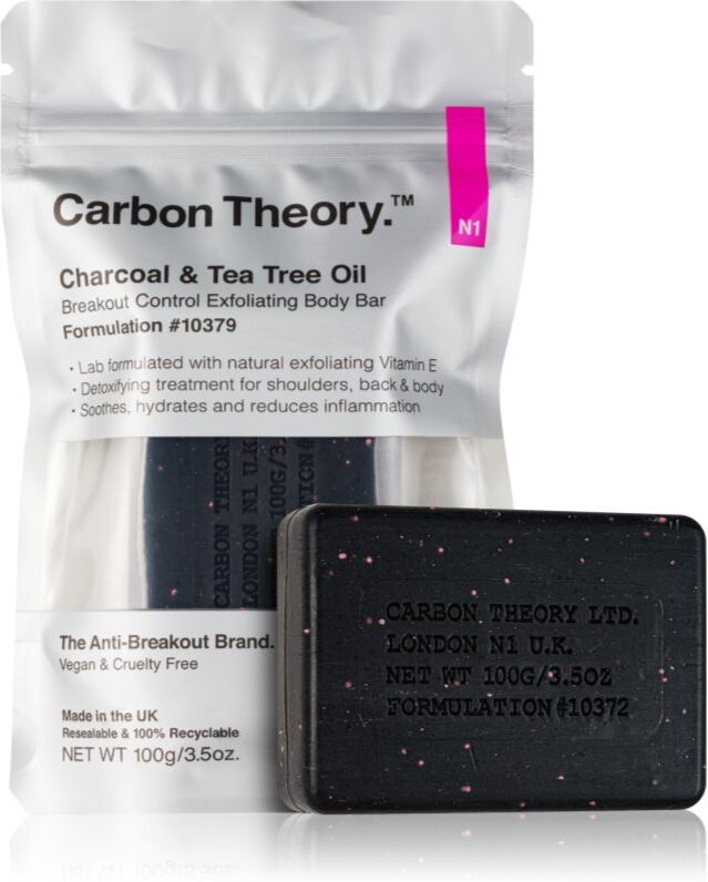 Rio Carbon Theory Charcoal & Tea Tree Oil purifying body scrub for problem and oily skin 100 g