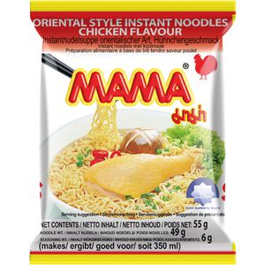 Mama Fertiggericht Chicken Flavour, Nudelsuppe mit Hühnergeschmack, je 55g, 30 Stück